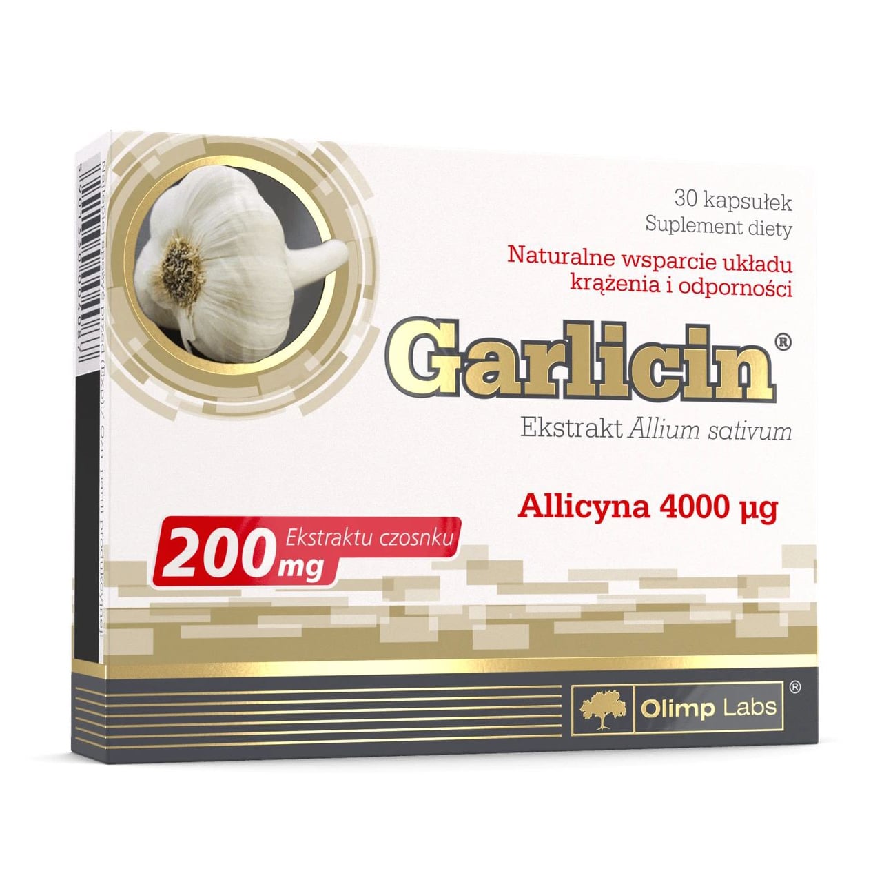 Екстракт часнику Olimp Sport Nutrition Garlicin 200 мг, 30 капсул